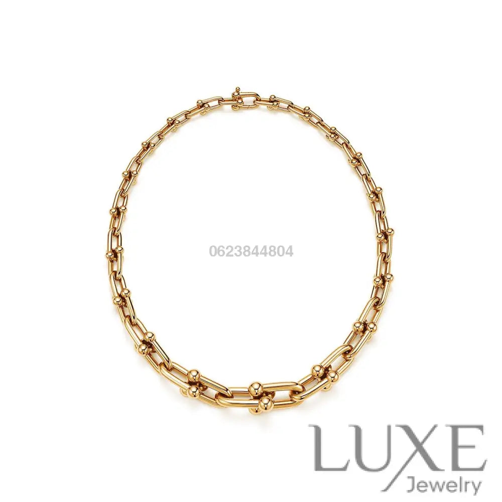 COLLIER TIFFANY & CO GRADUATED LINK NECKLACE GOLD bague