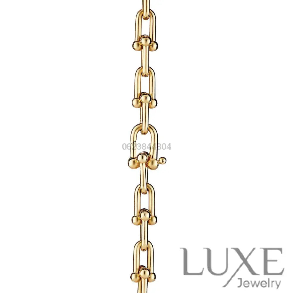 COLLIER TIFFANY & CO GRADUATED LINK NECKLACE GOLD bague