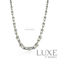 COLLIER TIFFANY & CO GRADUATED LINK NECKLACE WHITE GOLD bague