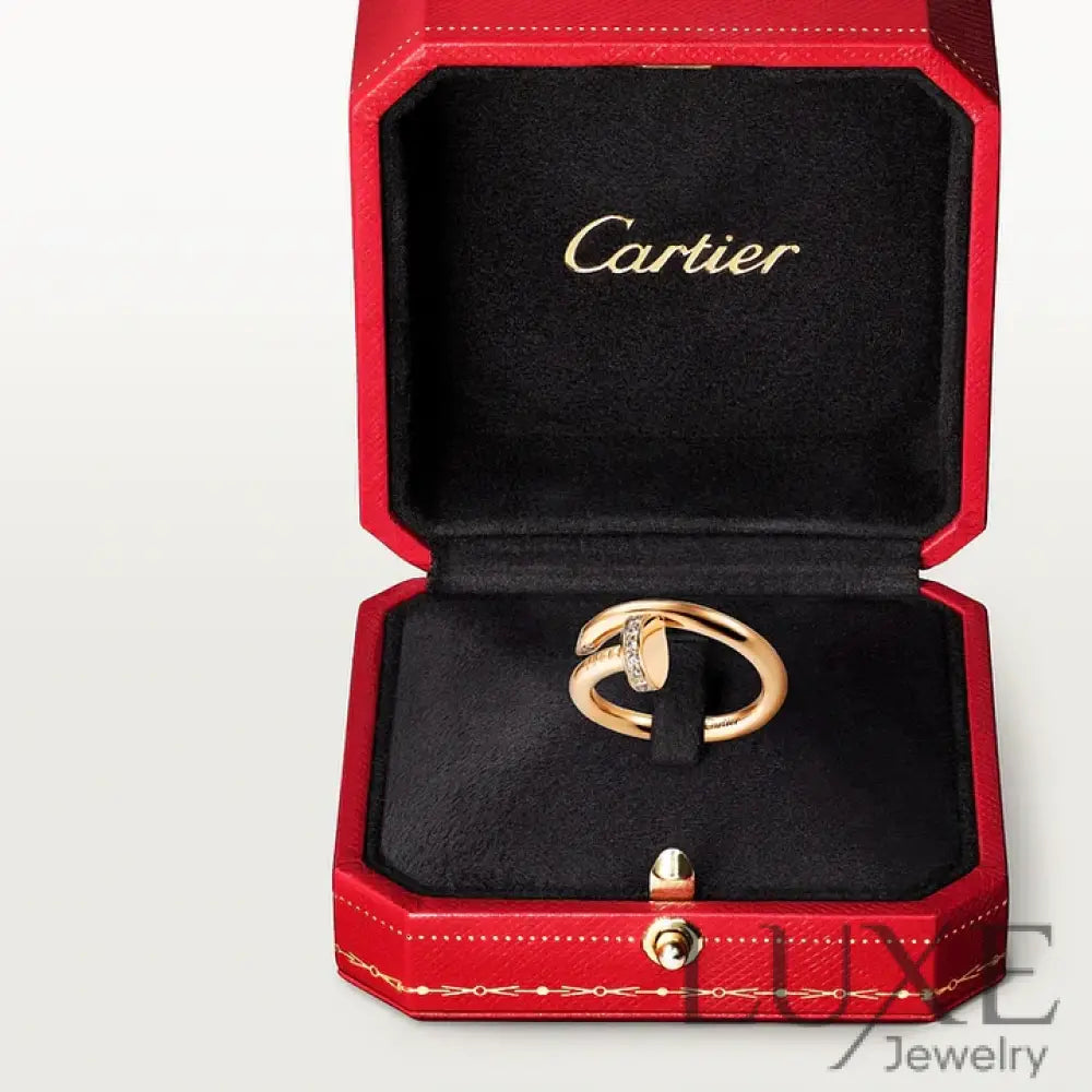 Ensemble de la collection « Juste un Clou » – bracelet et bague en diamants style classique Bracelet Cartier