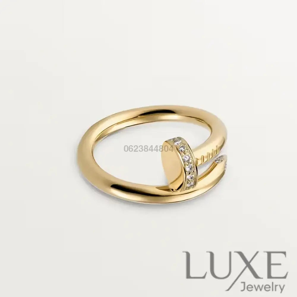 Ensemble de la collection « Juste un Clou » – bracelet et bague en diamants style classique Bracelet Cartier