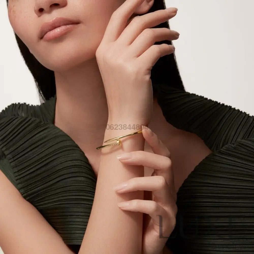 Ensemble de la collection « Juste un Clou » – bracelet et bague petit modèle Bracelet Cartier