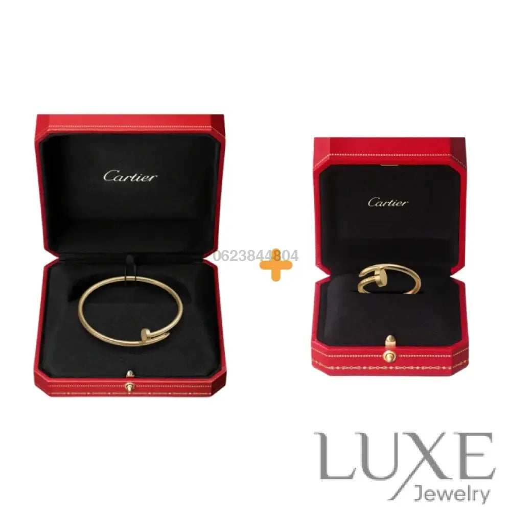 Ensemble de la collection « Juste un Clou » – bracelet et bague petit modèle Bracelet Cartier