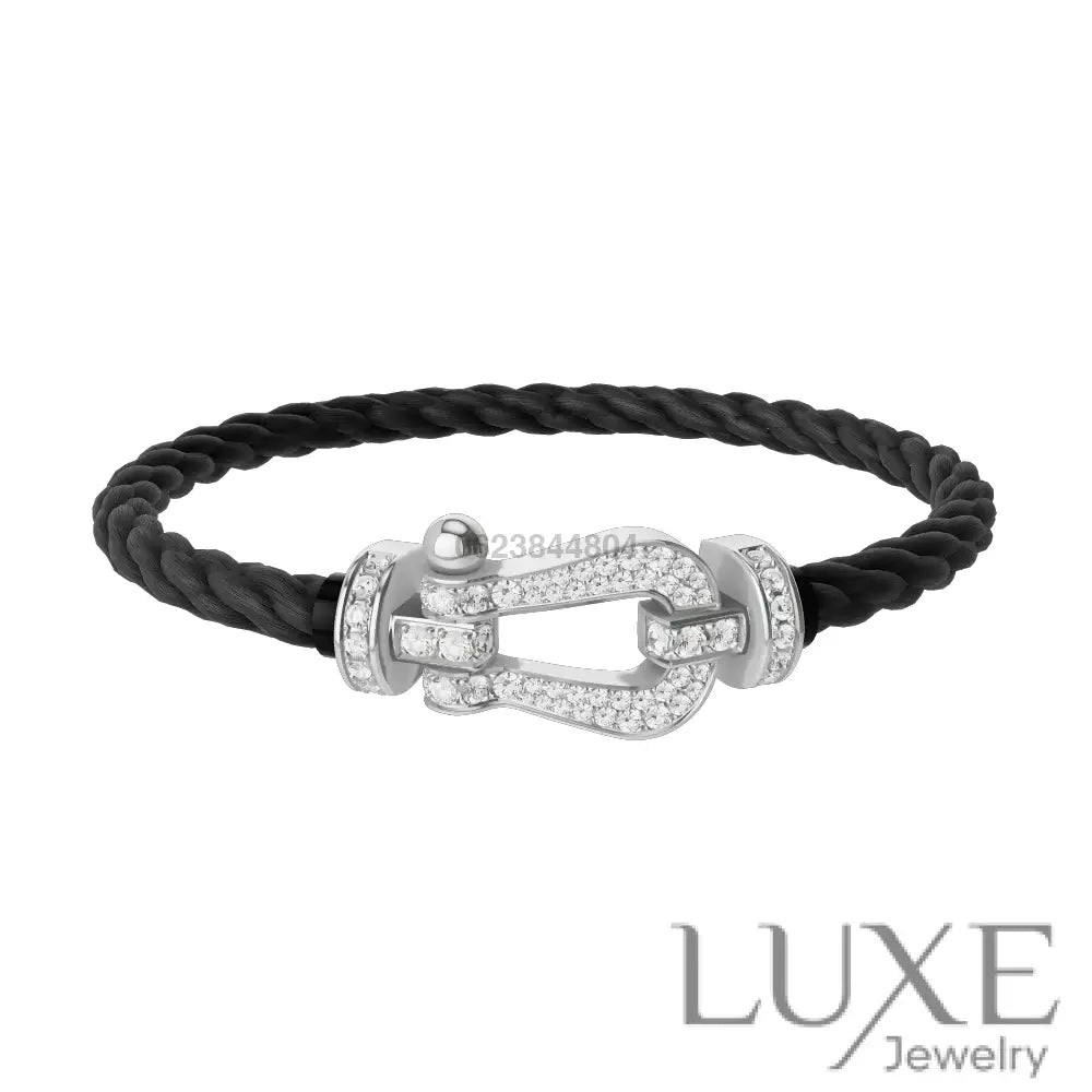 FRED FORCE GRAND MODÈLE NOIR WHITE GOLD