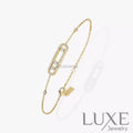 GOURMETTE MESSIKA BABY MOVE PAVÉ GOLD Bracelet Messika