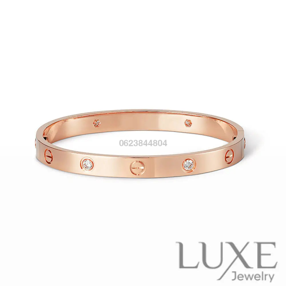 LOVE BRACELET 6.1MM 4 DIAMONDS Bracelets