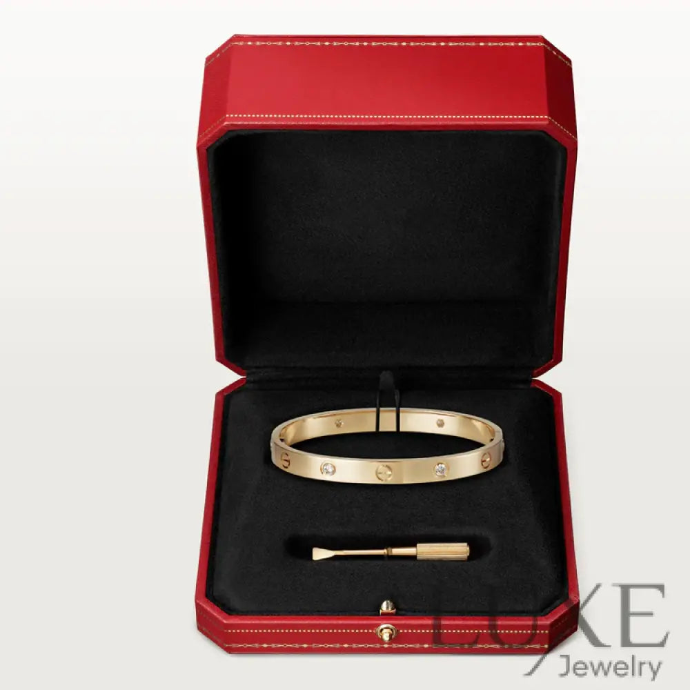 LOVE BRACELET 6.1MM 4 DIAMONDS Bracelets