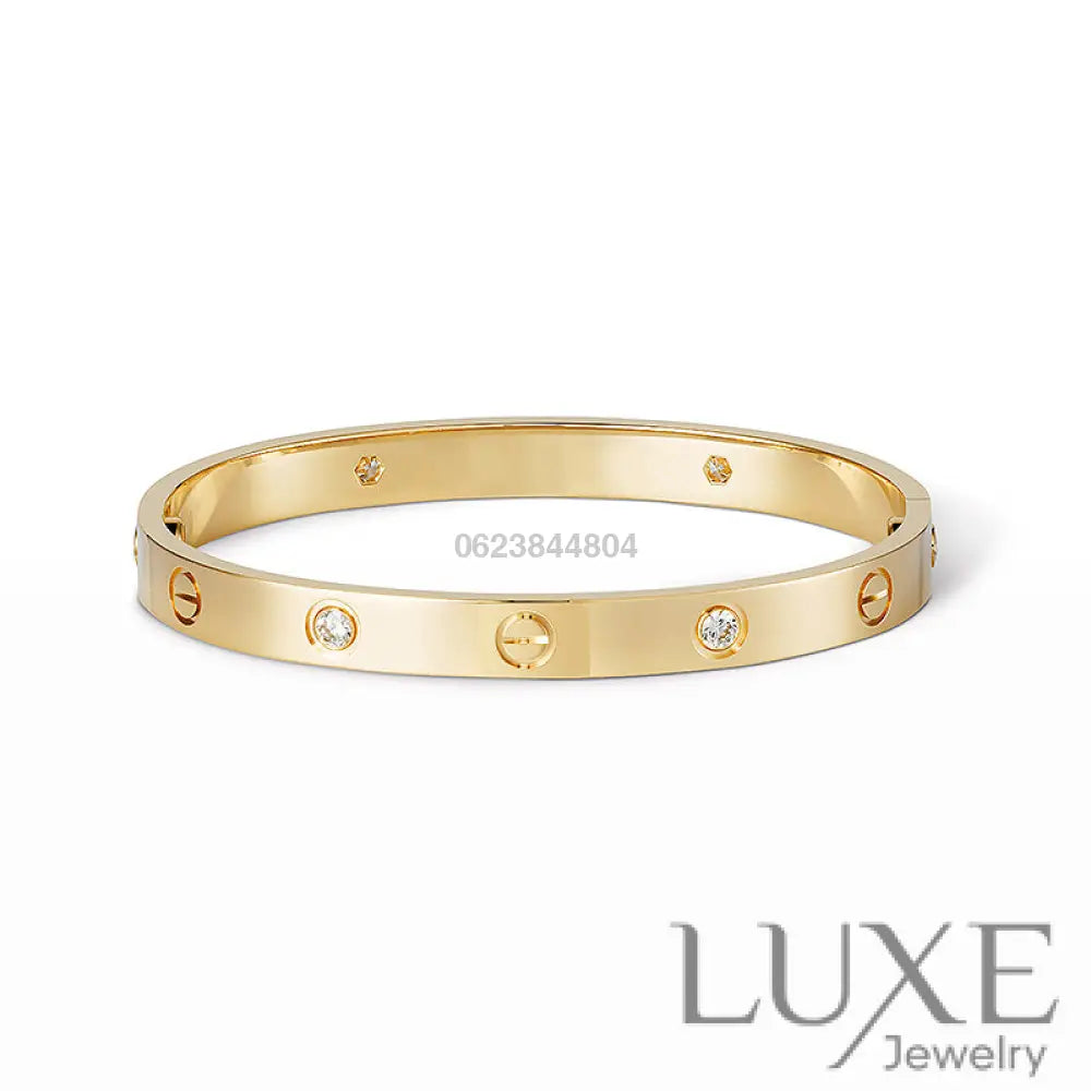 LOVE BRACELET 6.1MM 4 DIAMONDS Bracelets