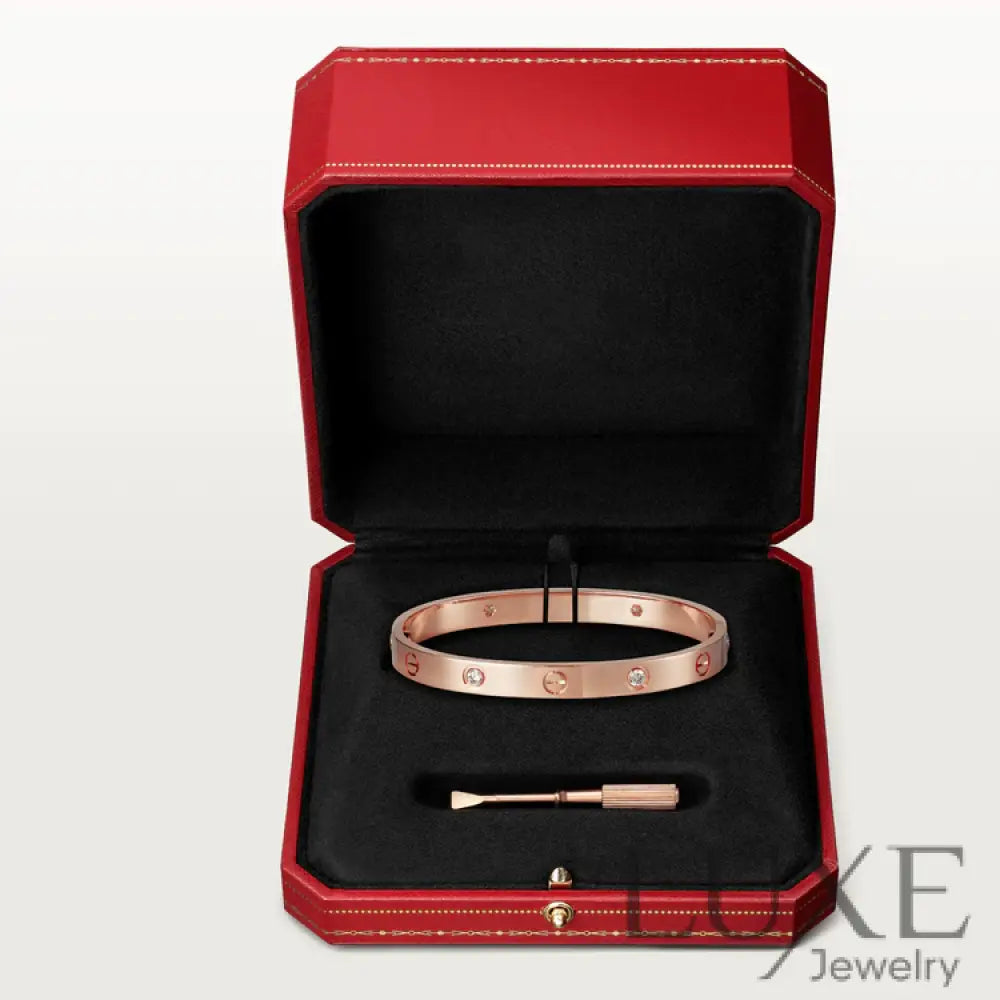 LOVE BRACELET 6.1MM 4 DIAMONDS Bracelets