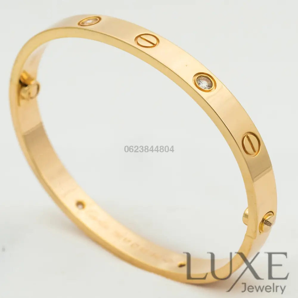 LOVE BRACELET 6.1MM 4 DIAMONDS Bracelets