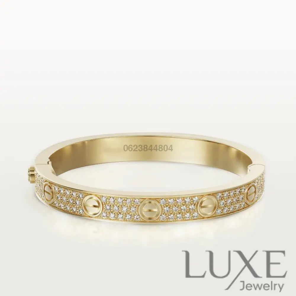 LOVE BRACELET 6.1MM DIAMOND-PAVED Bracelets