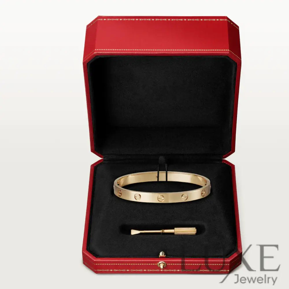 LOVE BRACELET 6.1MM Gold Bracelets
