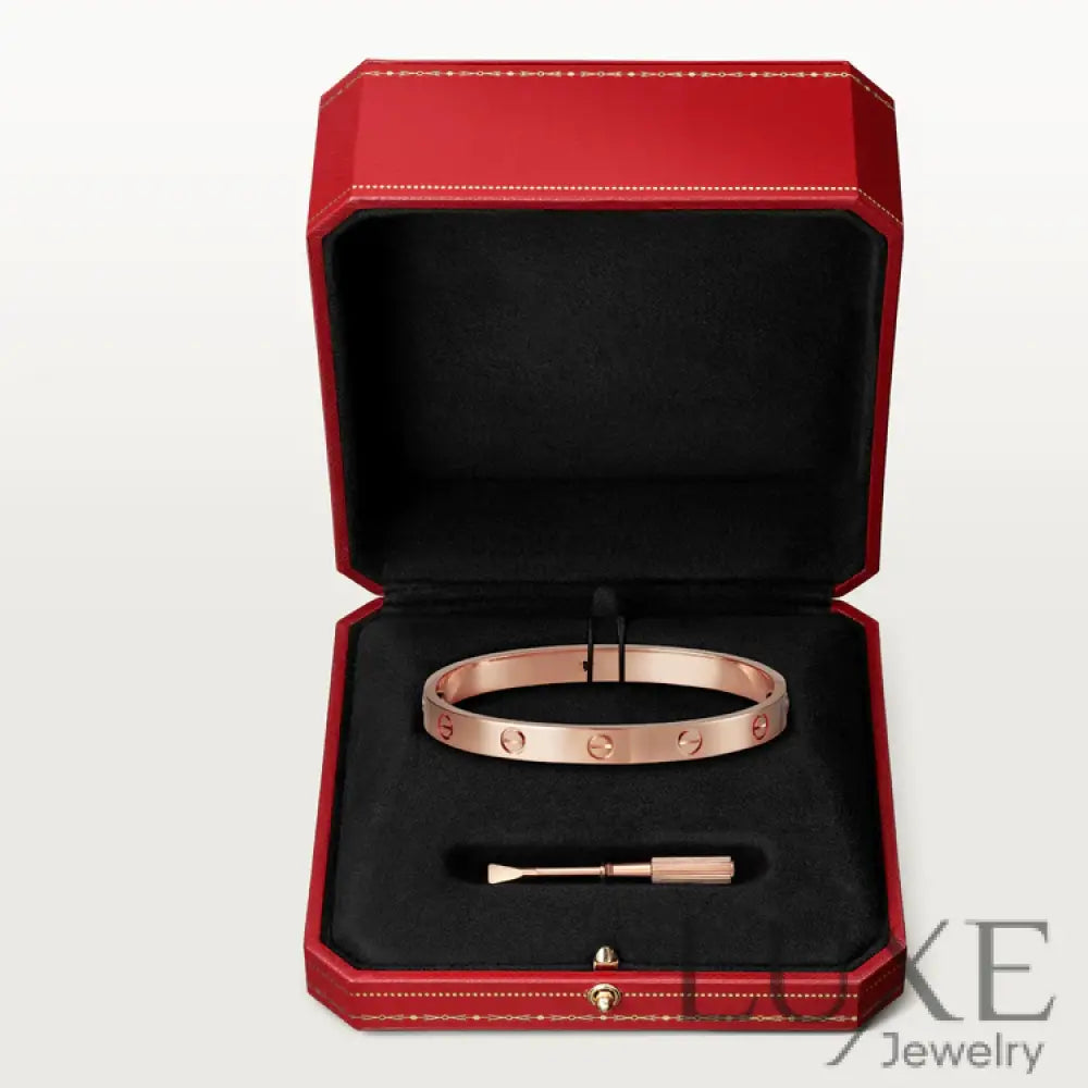 LOVE BRACELET 6.1MM Rose Gold Bracelets