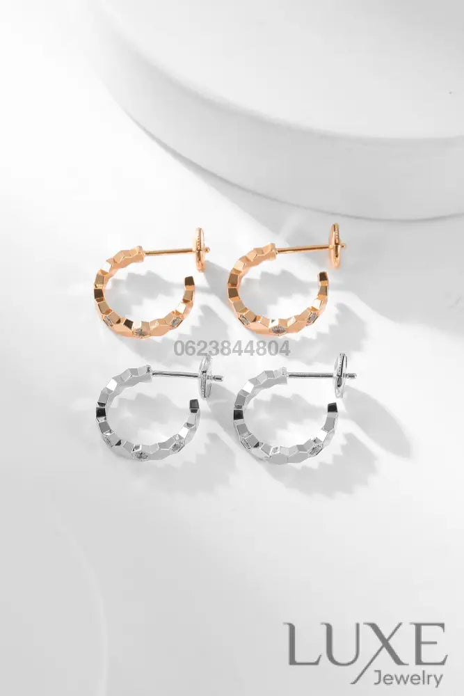 [Owatch™]BEE LOVE DIAMOND HOOP EARRINGS Earrings