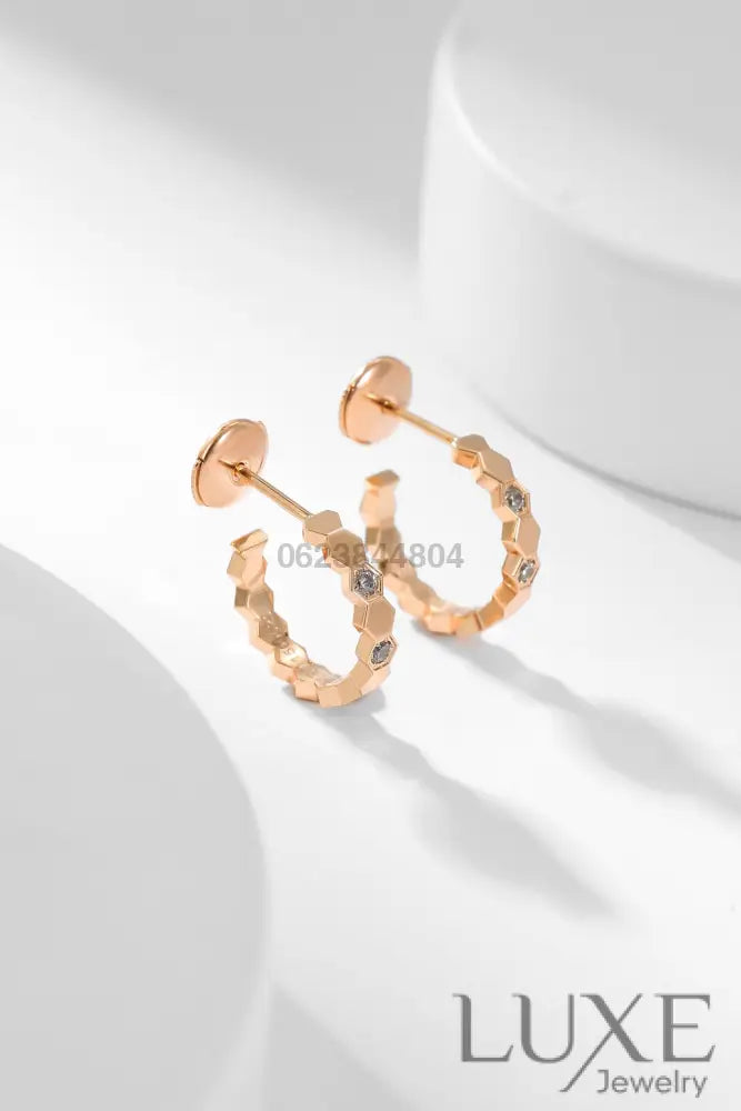 [Owatch™]BEE LOVE DIAMOND HOOP EARRINGS Earrings