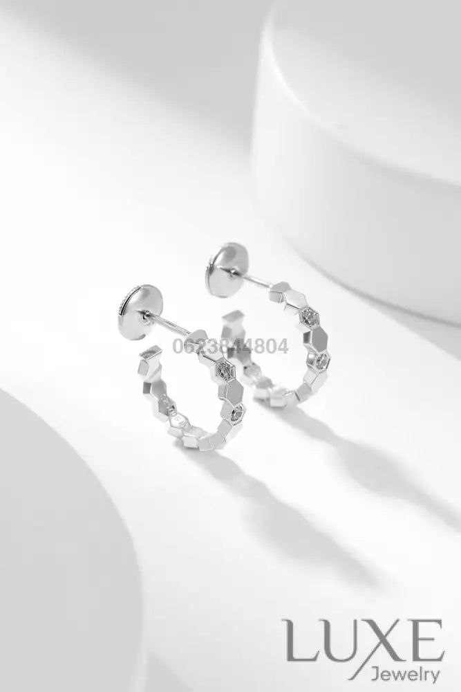 [Owatch™]BEE LOVE DIAMOND HOOP EARRINGS Earrings