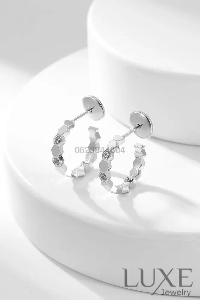 [Owatch™]BEE LOVE DIAMOND HOOP EARRINGS Earrings