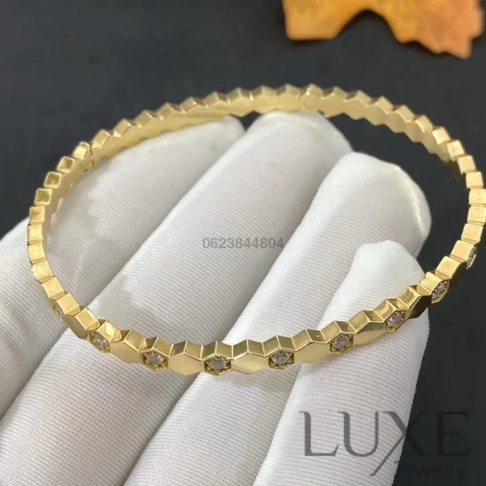 OWATCH™️BEE LOVE GOLD DIAMOND BRACELET Gold Bracelets