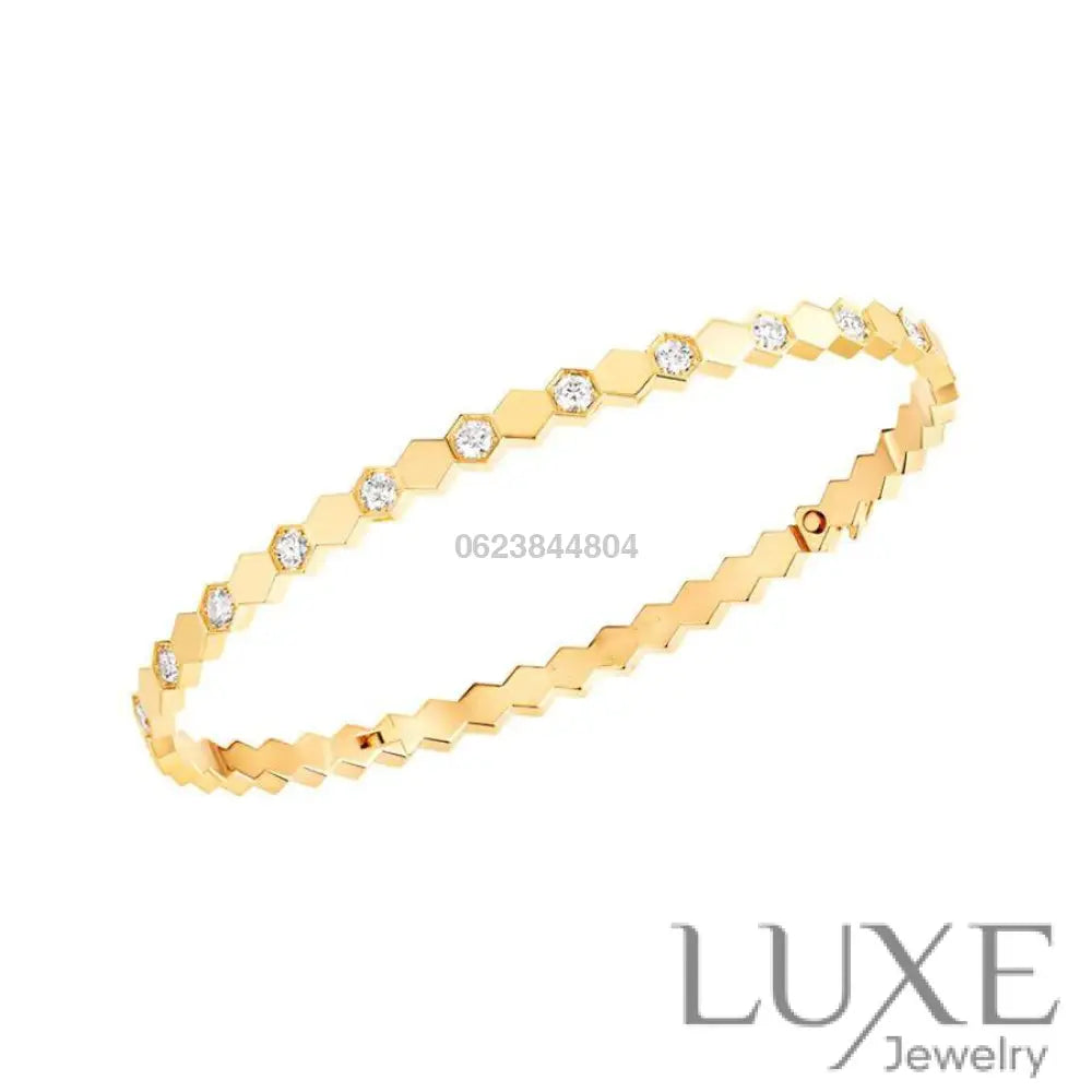 OWATCH™️BEE LOVE GOLD DIAMOND BRACELET Gold Bracelets