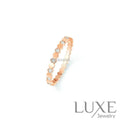 [Owatch™]BEE LOVE RING PINK GOLD DIAMOND Rings