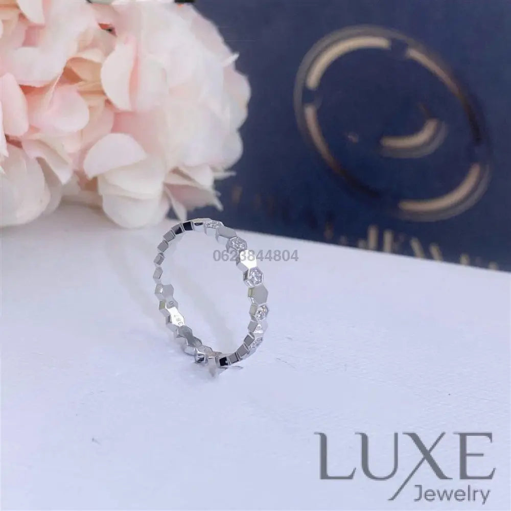 [owatch™]BEE LOVE RING SILVER DIAMOND Rings