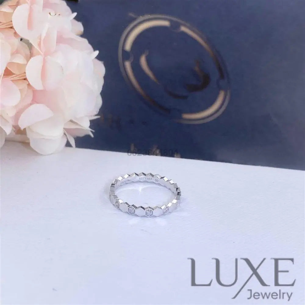[owatch™]BEE LOVE RING SILVER DIAMOND Rings
