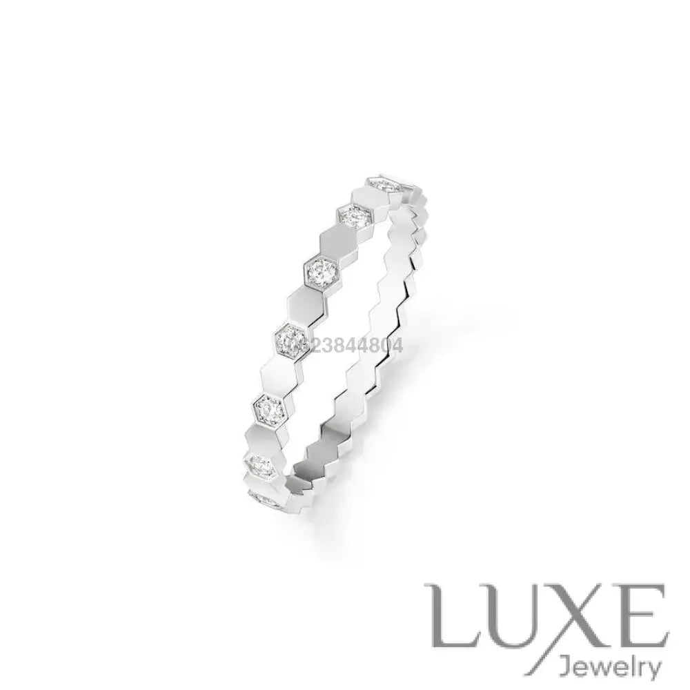 [owatch™]BEE LOVE RING SILVER DIAMOND Rings
