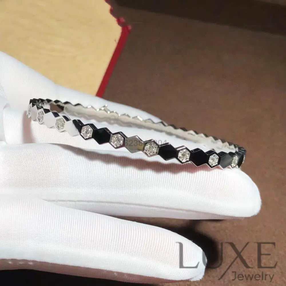 OWATCH™️BEE LOVE SILVER DIAMOND BRACELET Bracelets
