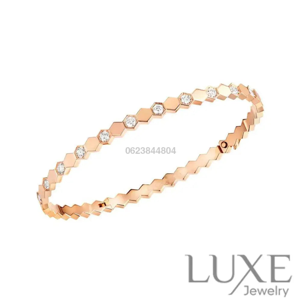 OWATCH™️BEE LOVE SILVER DIAMOND BRACELET Bracelets
