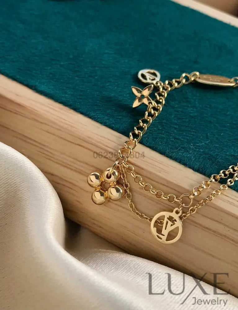 OWATCH™️BLOOMING PINK GOLD MOP BRACELET gold Bracelets