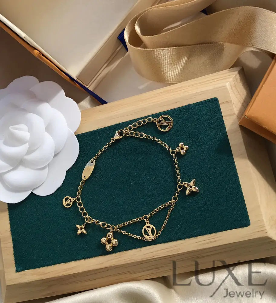 OWATCH™️BLOOMING PINK GOLD MOP BRACELET gold Bracelets