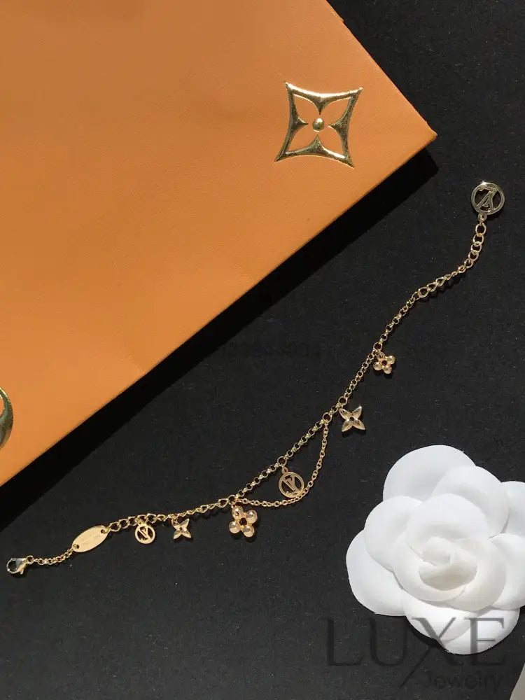 OWATCH™️BLOOMING PINK GOLD MOP BRACELET gold Bracelets