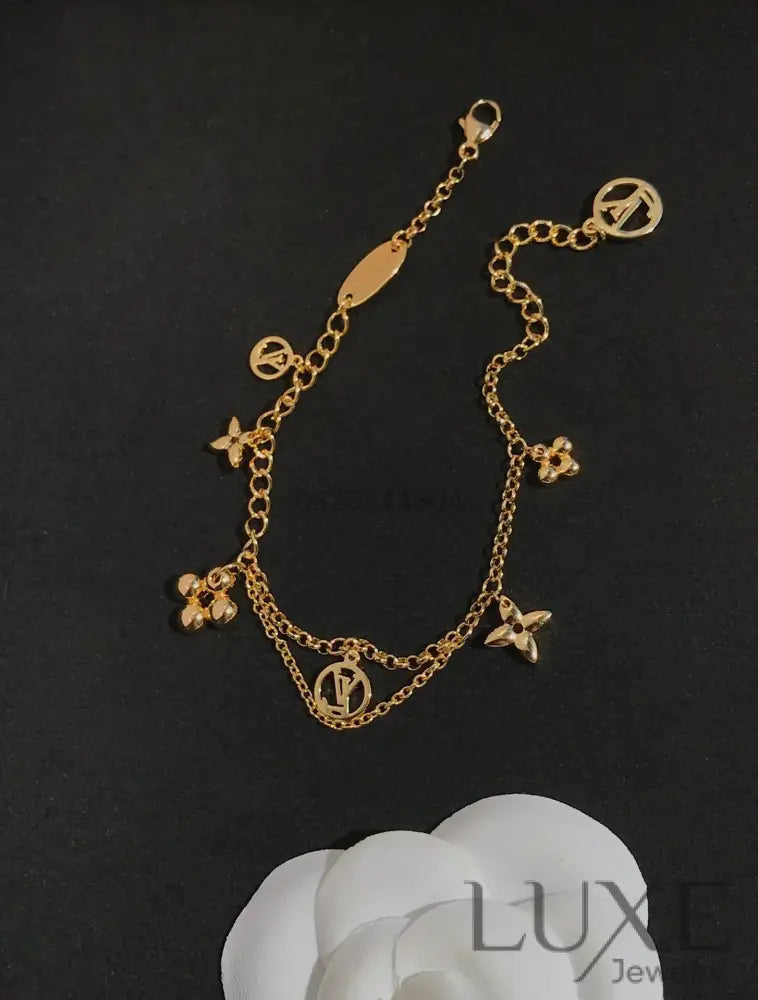 OWATCH™️BLOOMING PINK GOLD MOP BRACELET gold Bracelets