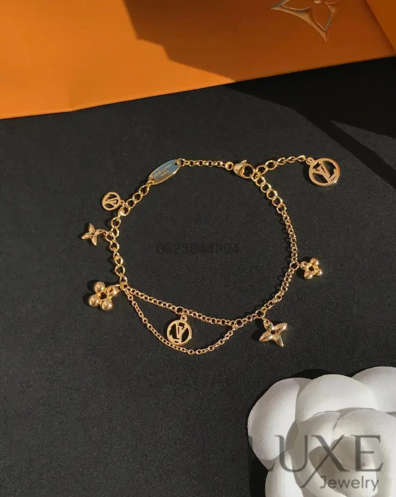 OWATCH™️BLOOMING PINK GOLD MOP BRACELET gold Bracelets