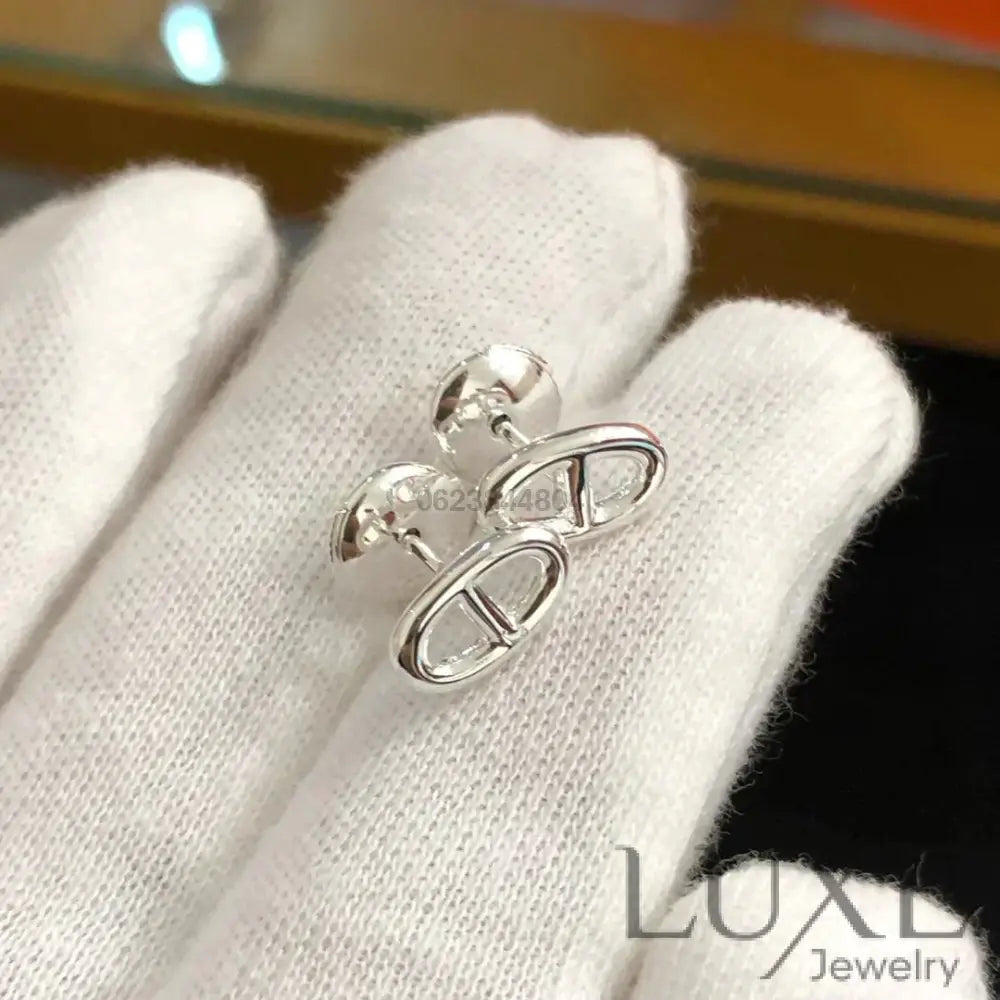 [Owatch™]CHAINE SMALL EARRINGS GOLD AND SILVER Earrings