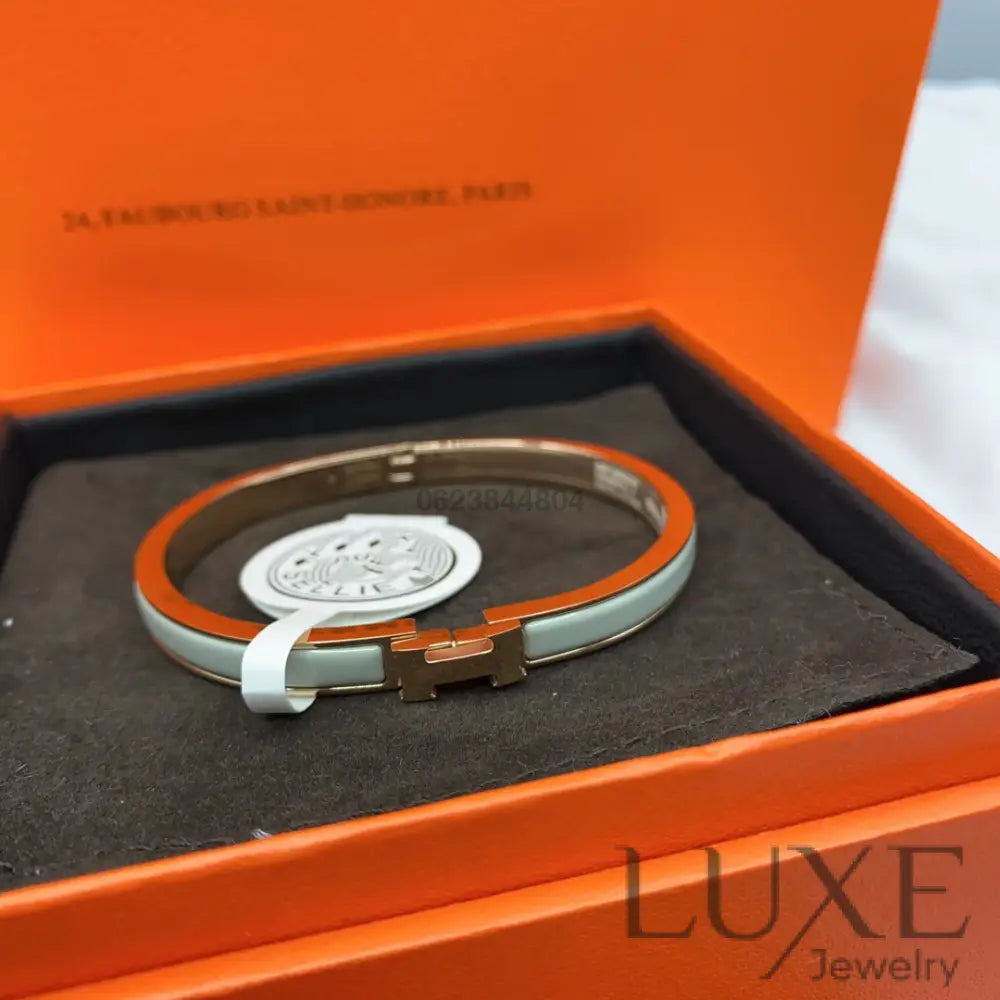 OWATCH™️CLASSIC HM CLIC GREEN 8MM ENAMEL BRACELET Bracelets