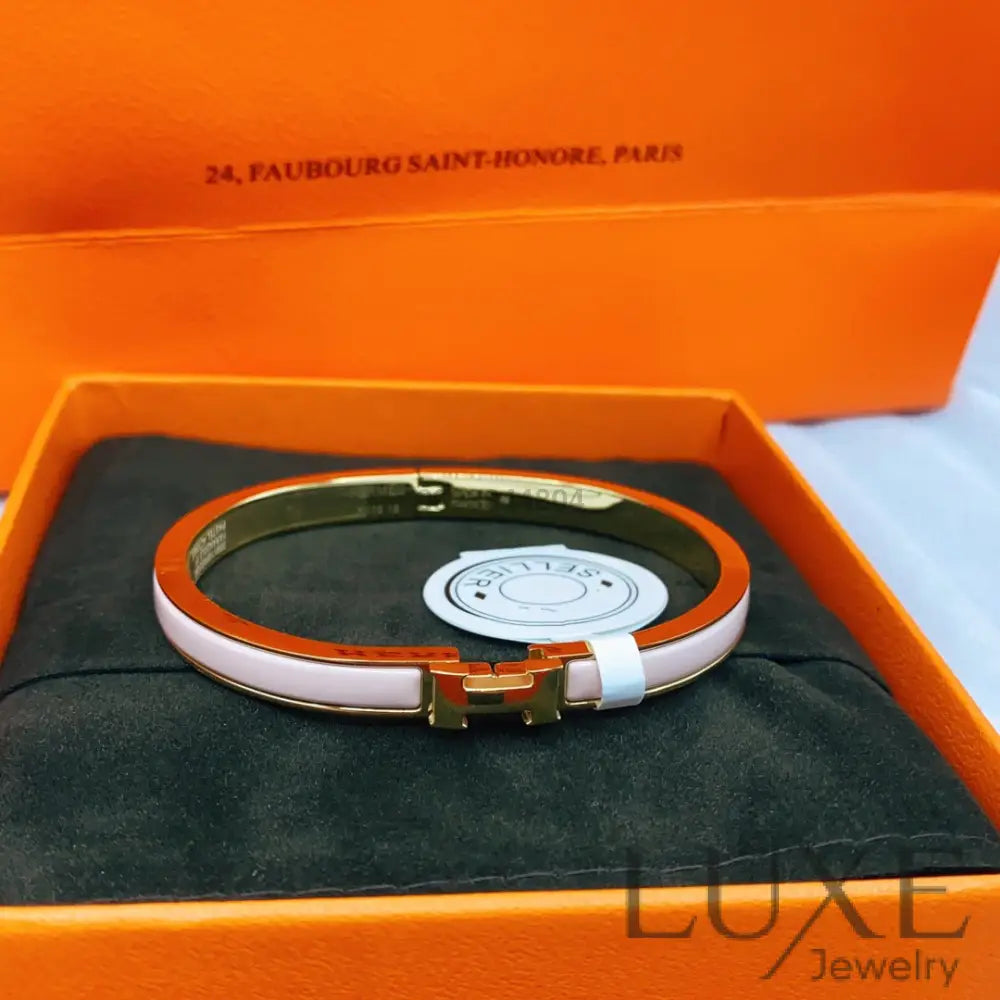 OWATCH™️CLASSIC HM CLIC PINK 8MM ENAMEL BRACELET Bracelets