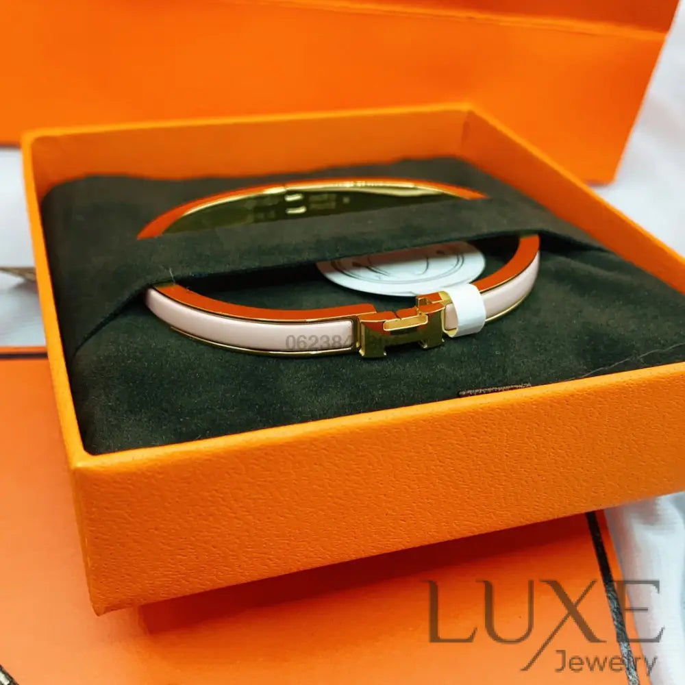 OWATCH™️CLASSIC HM CLIC PINK 8MM ENAMEL BRACELET Bracelets