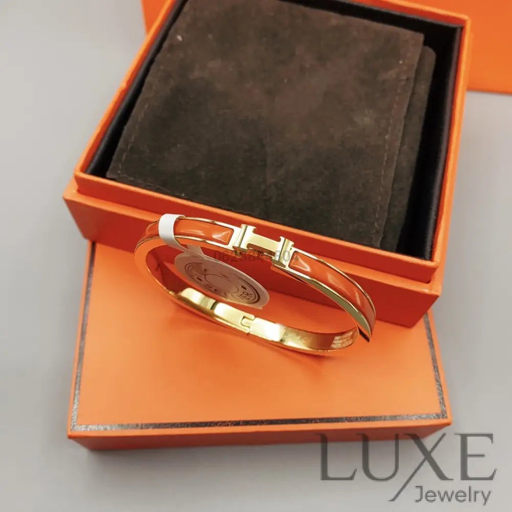 OWATCH™️CLASSIC HM CLIC RED 8MM ENAMEL BRACELET Bracelets