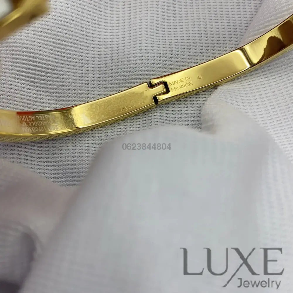 OWATCH™️CLASSIC HM CLIC WHITE 8MM ENAMEL BRACELET Bracelets