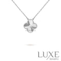 Owatch ™️CLOVER 15MM LASER NECKLACE SILVER Silver Necklaces