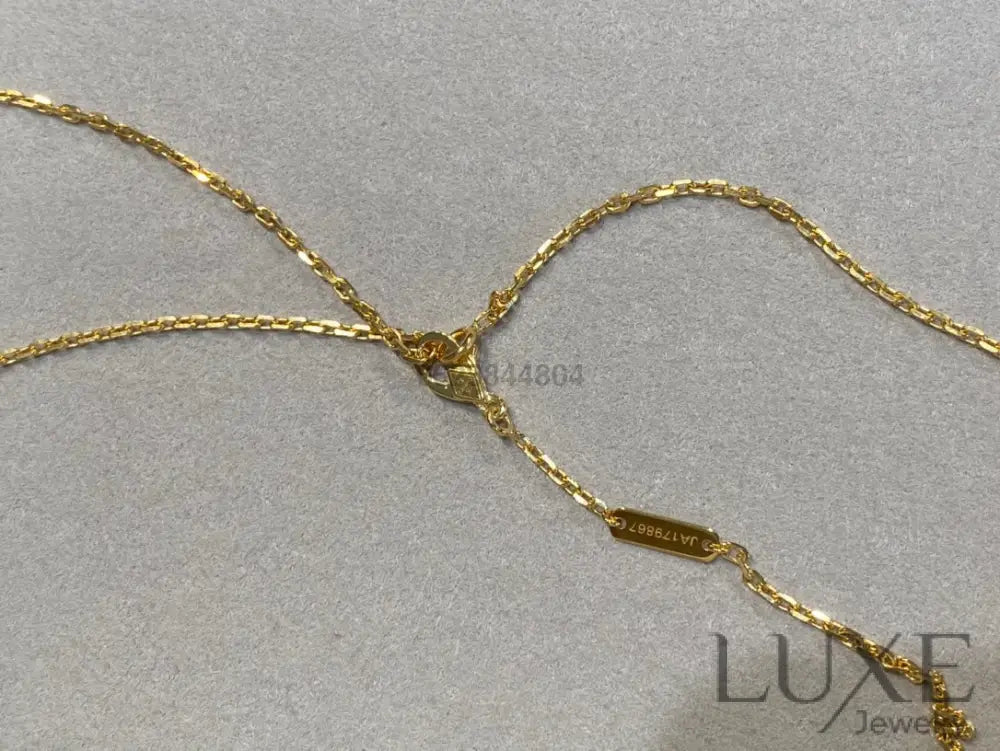 [Owatch ™️]CLOVER 25MM NECKLACE GOLD CARNELIAN Gold Necklaces