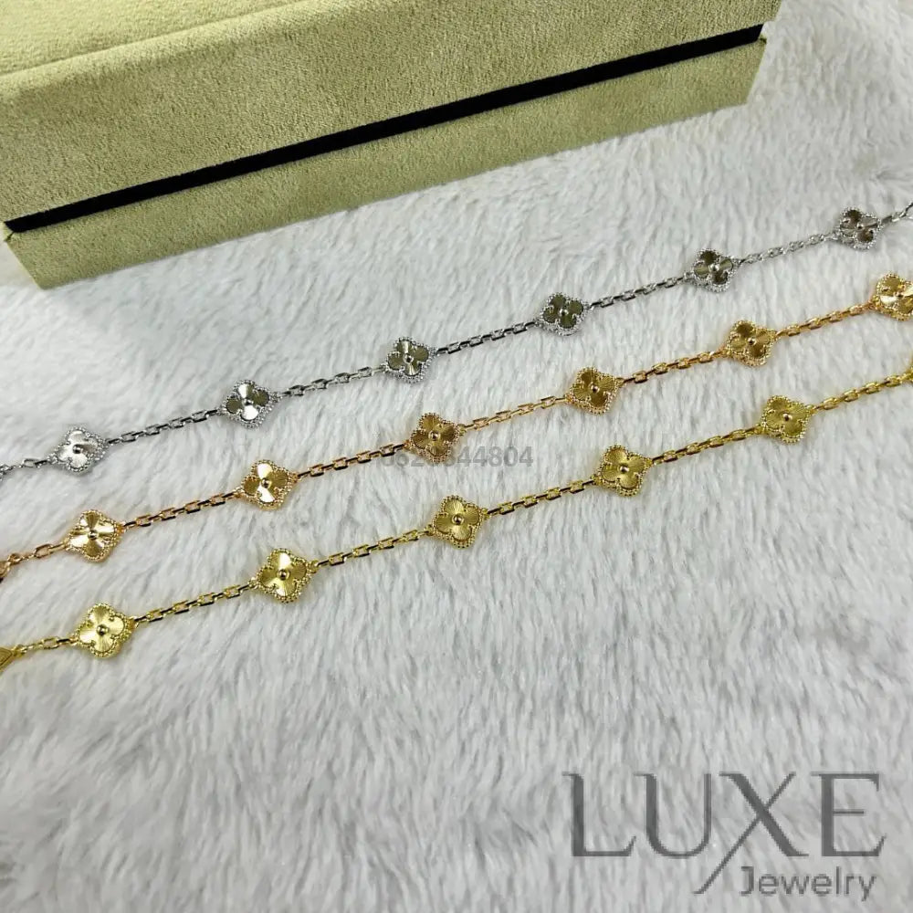 OWATCH™️CLOVER 6 MOTIF DIAMOND BRACELET Bracelets