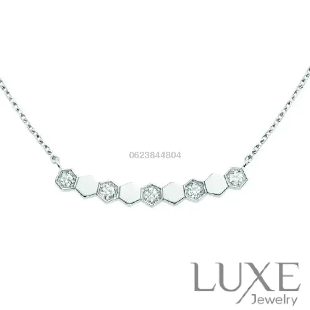 [Owatch™ Collier]BEE LOVE NECKLACE DIAMOND Silver Necklaces