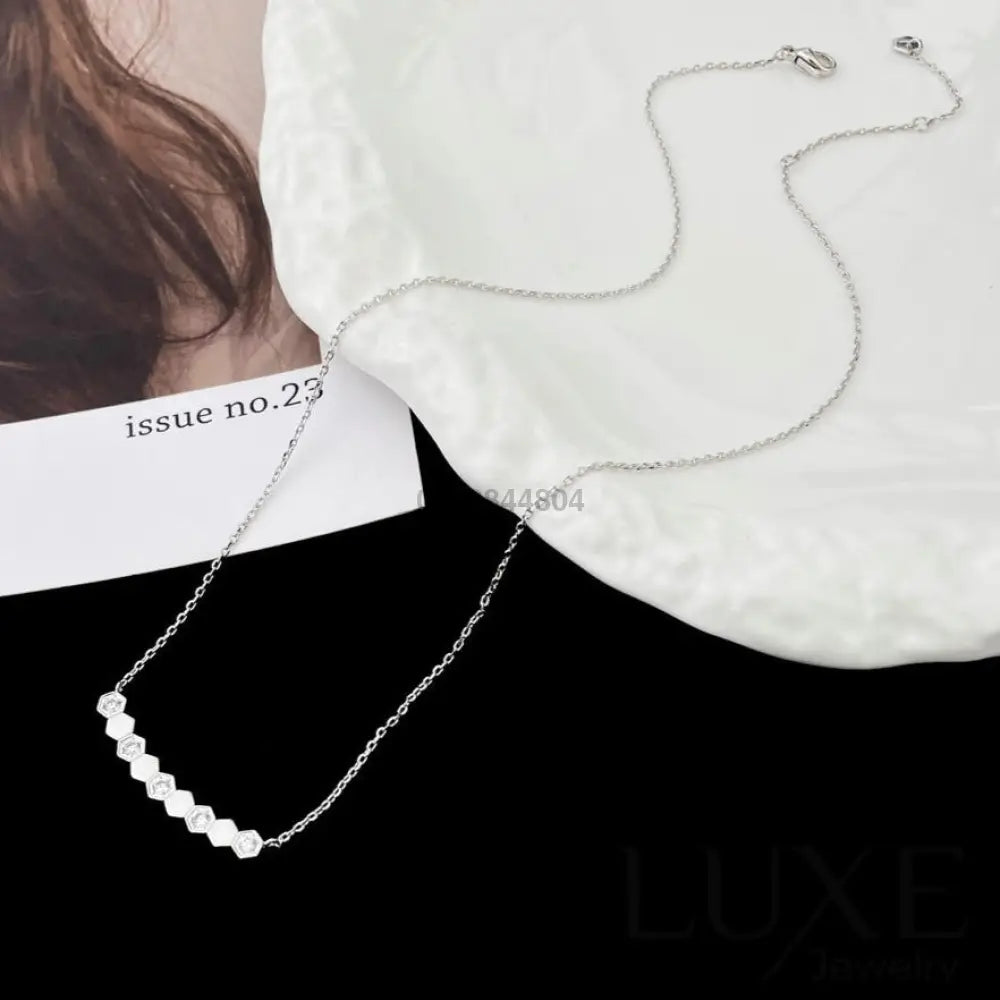 [Owatch™ Collier]BEE MY LOVE DIAMOND NECKLACE Necklaces