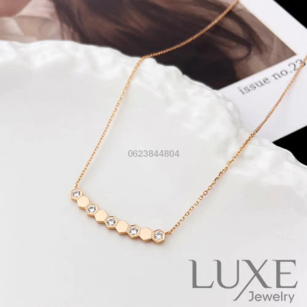 [Owatch™ Collier]BEE MY LOVE DIAMOND NECKLACE Necklaces