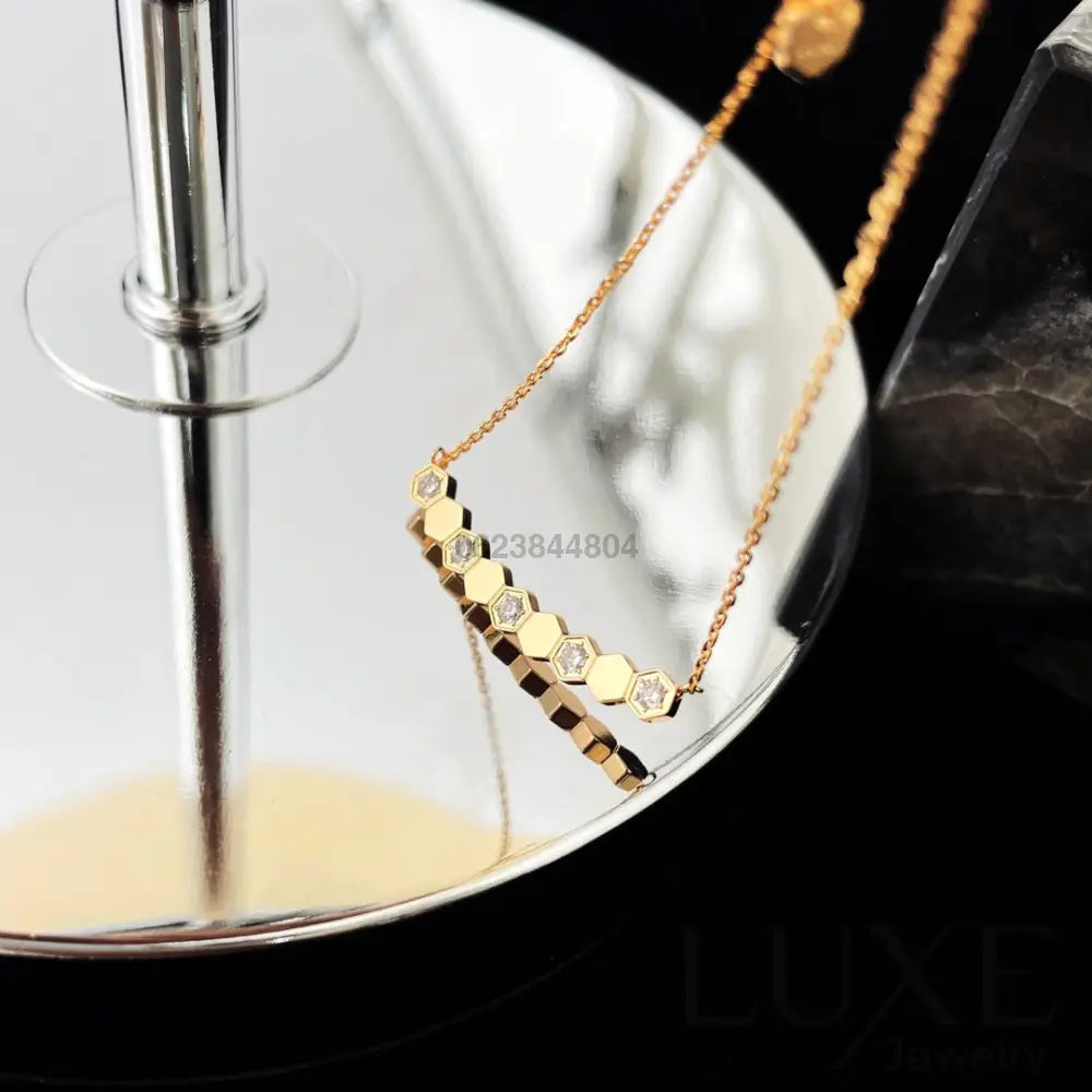 [Owatch™ Collier]BEE MY LOVE DIAMOND NECKLACE Necklaces