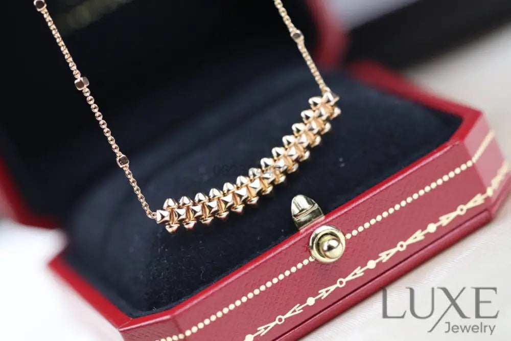 [Owatch™ Collier]CLASH PINK GOLD NECKLACE Necklaces