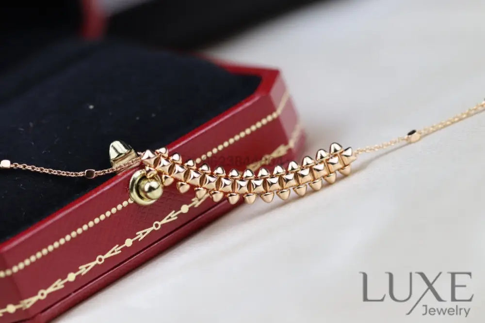 [Owatch™ Collier]CLASH PINK GOLD NECKLACE Necklaces