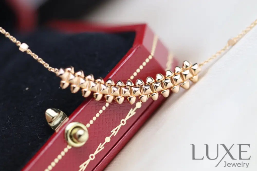 [Owatch™ Collier]CLASH PINK GOLD NECKLACE Necklaces
